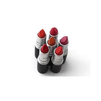 Pack Of 6 Mac Matte Lipsticks With Free Lakme Kajal
